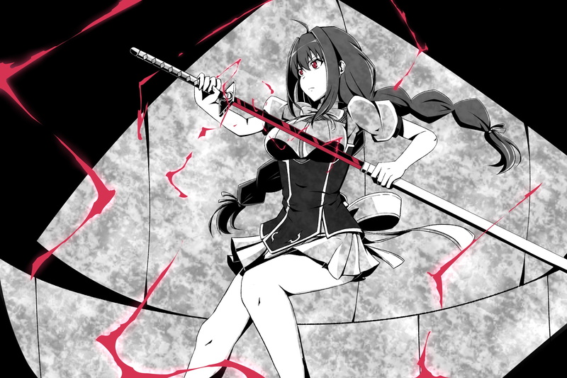 Toudou Touka, Rakudai Kishi No Cavalry, still life, studio shot, decoration, sword, no people, 2K, indoors, day, transparent, isolated color, anime, paper