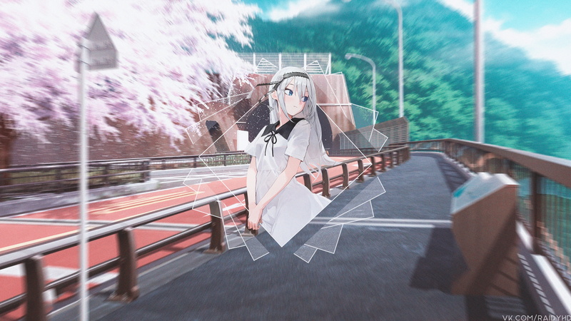 anime, picture-in-picture, Shirogane Kei, anime girls, 4K