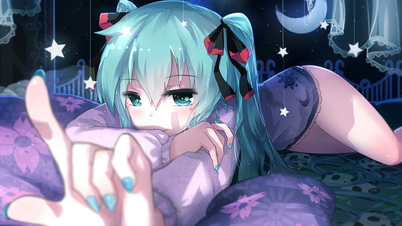 Moon, 1080P, Dress, celebration, blue, females, childhood, fantasy, female likeness, close-up, illustration, craft, Pillow, creativity, female, human Face