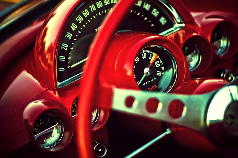 close-up, steering, competition, muscle cars, vehicle, steering wheel, car, wheel, speed, number, interior, red, car interior, dashboard, transportation