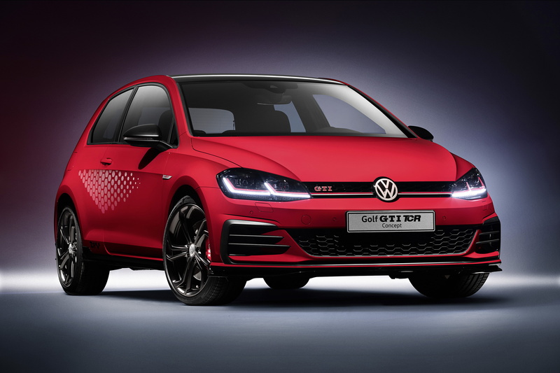 4K, 2018, 4K, Volkswagen Golf GTI TCR Concept