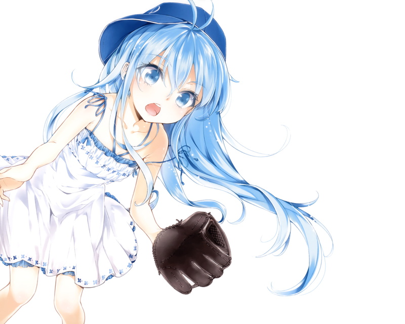 otoko, 1080P, erio, blue, summer, onna, buriki, dress, baseball, seishun, white, long, touwa, hair, denpa