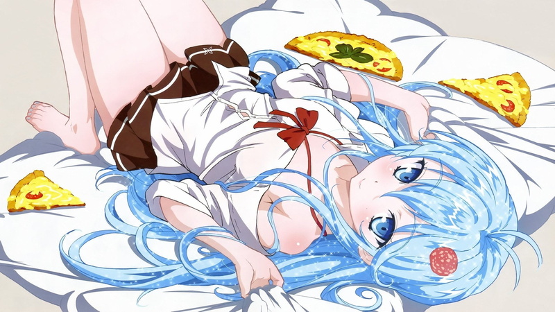 art and craft, lying down, day, Anime, 1080P, glasses, representation, variation, still life, Erio Touwa, creativity, large group of objects, no people