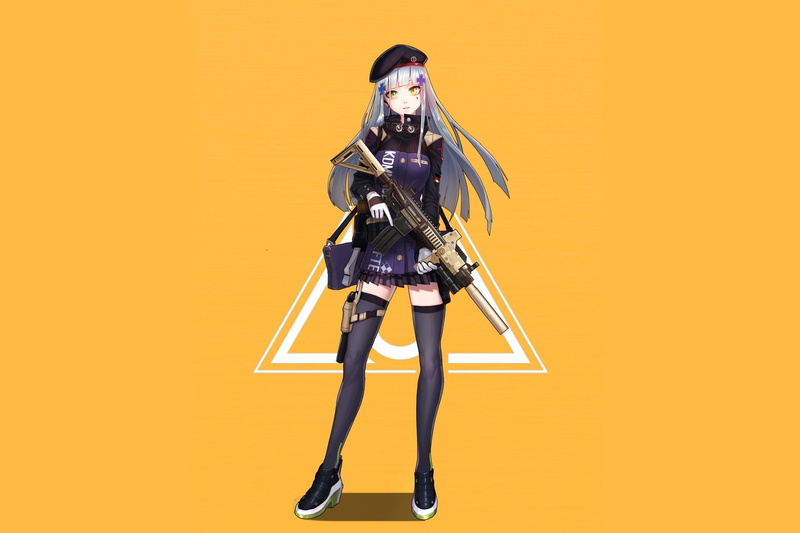 Girls Frontline, HK416 (Girls Frontline), Video Game, 1080P