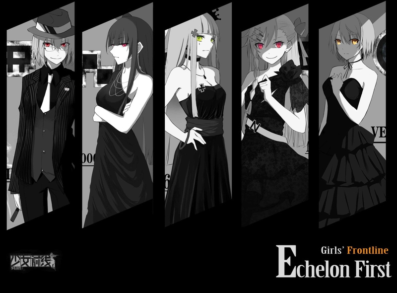Vector (Girls Frontline), Negev (Girls Frontline), Video Game, WA2000 (Girls Frontline), Girls Frontline, 1080P, HK416 (Girls Frontline)