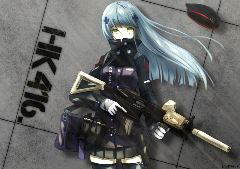 HK416 (Girls Frontline), 2K, Girls Frontline, Video Game