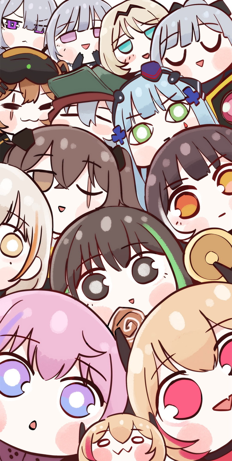 anime, 1080P, HK416 (Girls Frontline), cartoon, artwork, m4a1 (girls frontline), anime girls, Girls Frontline, HK416 (Girls Frontline)