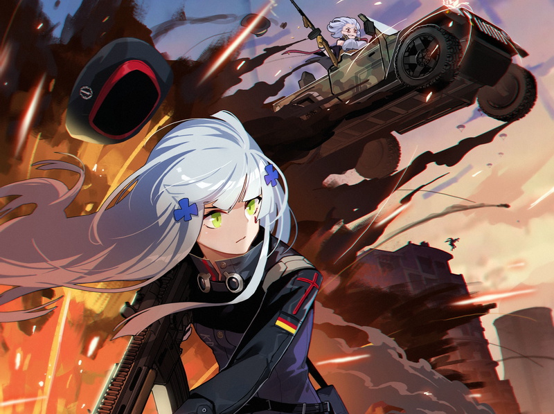 Girls Frontline, Video Game, HK416 (Girls Frontline), 2K