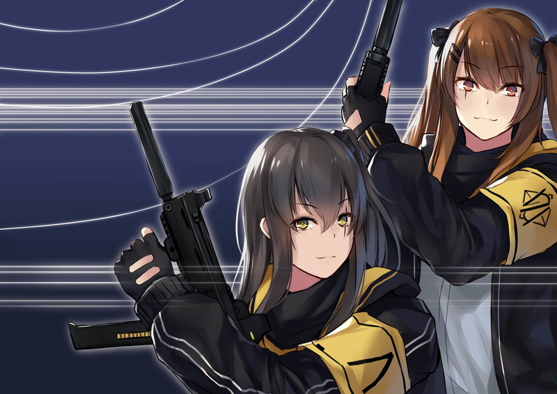 1080P, Girls Frontline, UMP9 (Girls Frontline), Video Game, UMP45 (Girls Frontline)