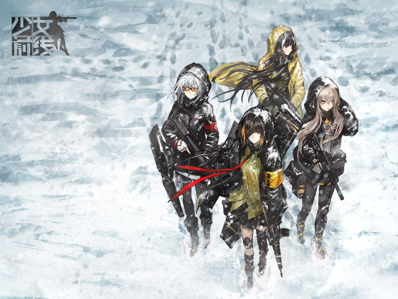 RO635 (Girls Frontline), 1080P, Girls Frontline, UMP45 (Girls Frontline), M16a1 (Girls Frontline), Video Game, KSG (Girls Frontline)