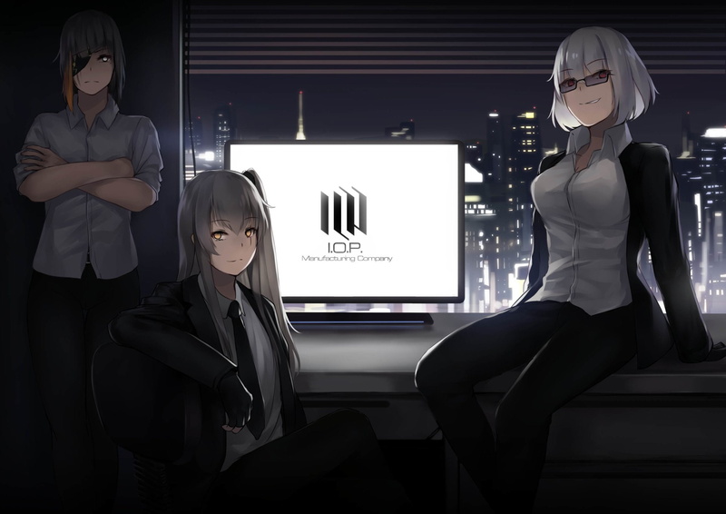 1080P, M16a1 (Girls Frontline), Thompson (Girls Frontline), UMP45 (Girls Frontline), Girls Frontline, Video Game