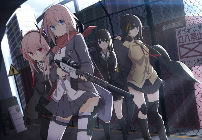 Girls Frontline, anime, gun, girls with guns, Girls_Frontline, 720P