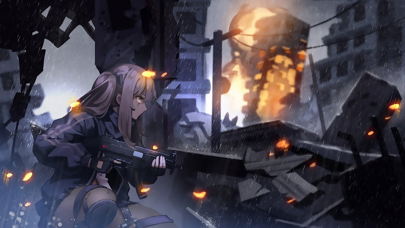1080P, Girls Frontline, Video Game, UMP9 (Girls Frontline)