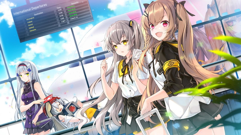 UMP45 (Girls Frontline), 1080P, UMP9 (Girls Frontline), girl front line, anime girls