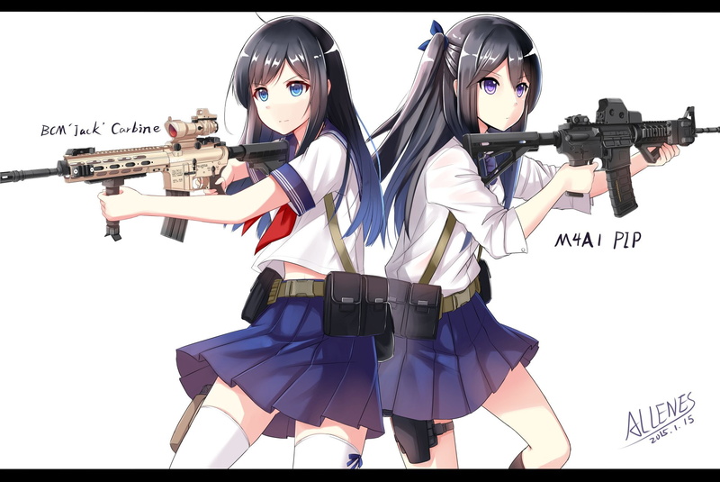 M4A1 (Girls Frontline), Anime, Original, 1080P