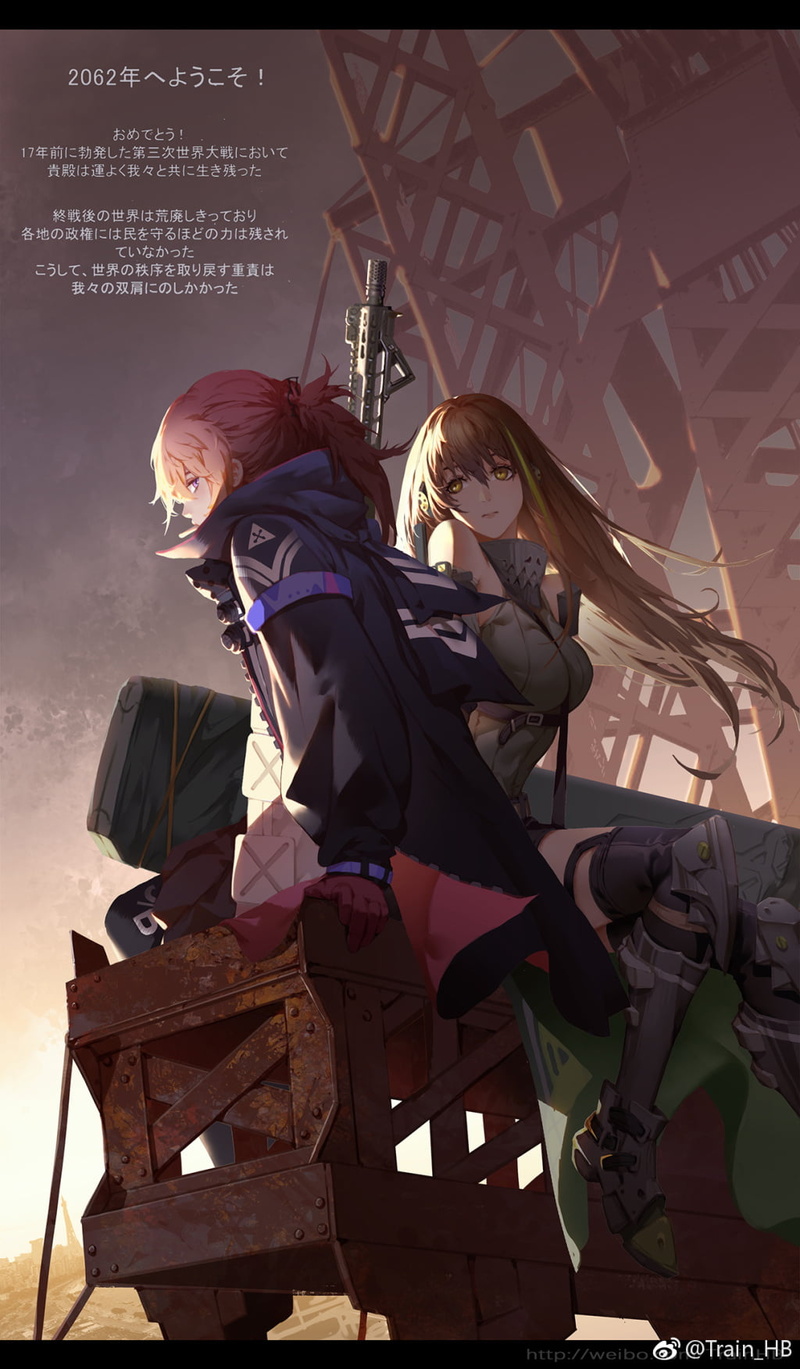 anime, anime girls, m4a1 (girls frontline), TrainHB, Girls Frontline, 720P, AR15 (Girls Frontline)