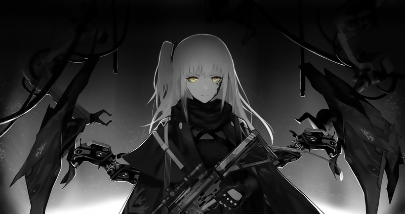 females, nature, weapon, front view, looking at camera, clothing, Video Game, one person, portrait, real people, Girls Frontline, indoors, women, night