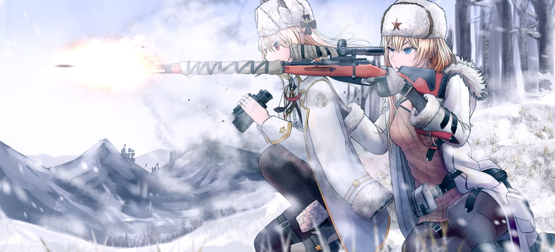 Nagant Revolver (Girls Frontline), Video Game, Girls Frontline, 1080P, Mosin Nagant (Girls Frontline)