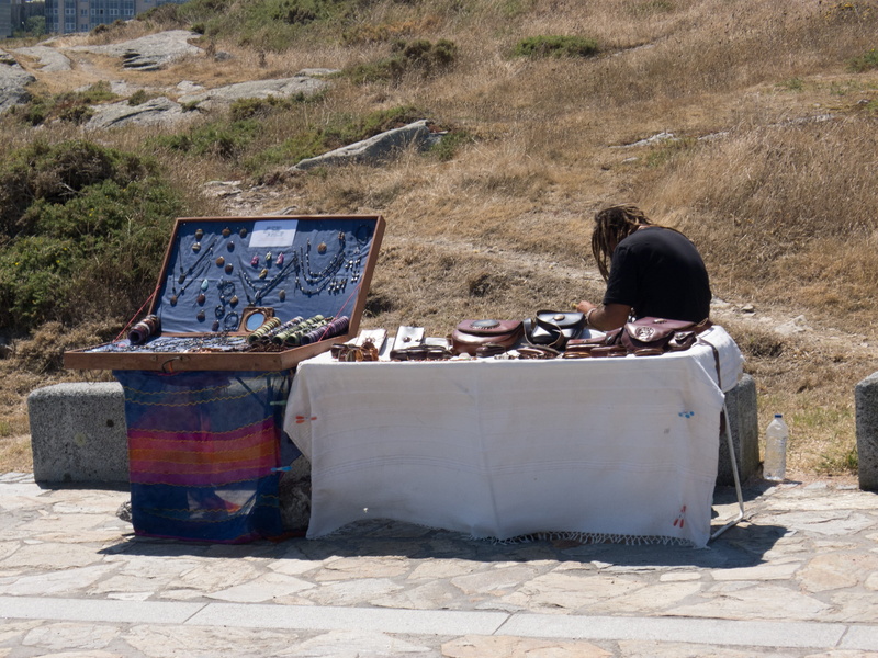 footpath, Sell, Shop, Craftsman, land, abandoned, day, table, container, travel, garbage, no people, sitting, since, sunlight, technology, environment