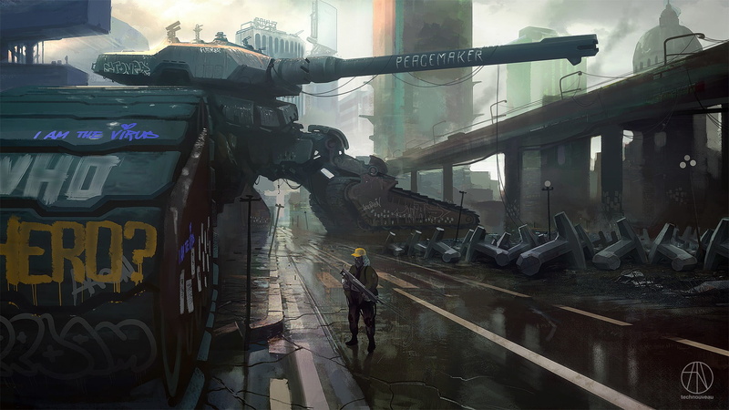war, men, outdoors, army, architecture, human representation, water, rain, building exterior, working, armed Forces, transportation, science fiction, city