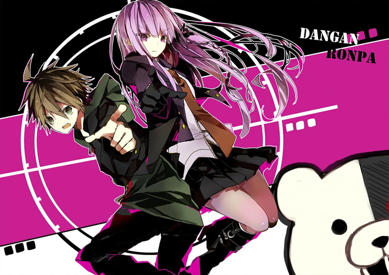 Danganronpa, 720P, Makoto Naegi, Monokuma (Danganronpa), Kyōko Kirigiri