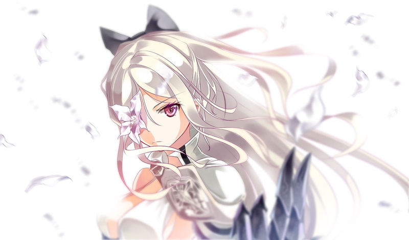 White, Video Game, Zero (Drakengard), Drakengard 3, 1080P, Flower