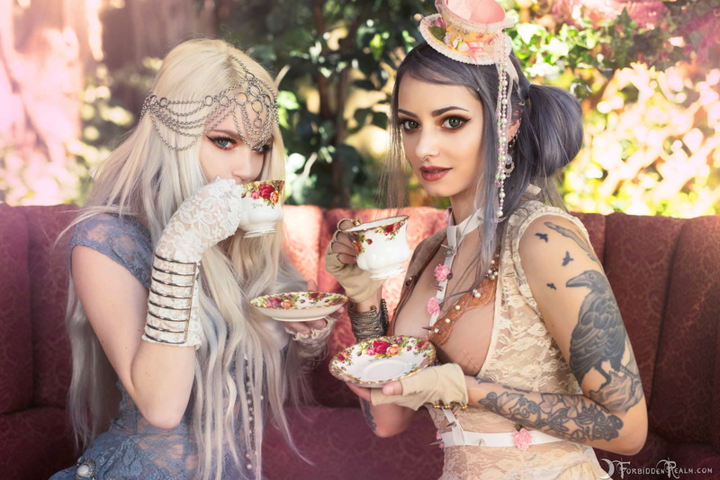 Rin City, hair, ForbiddenRealm, vintage, 1080P, women, tea party, Genevieve