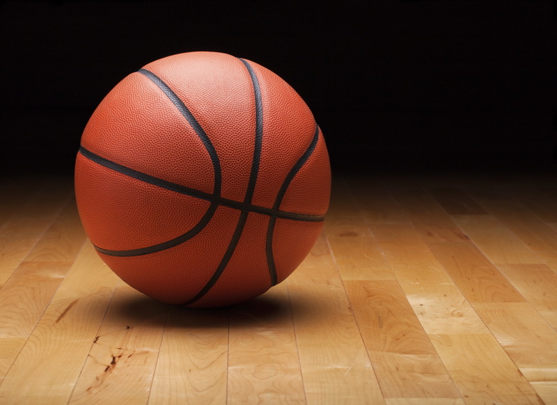 sports equipment, sphere, single object, hardwood floor, team sport, 1080P, court, ball, exercising, leather, wood - material, school gymnasium, close-up