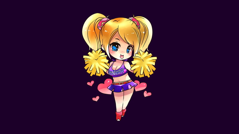 video games, Lollipop Chainsaw, women, craft, female, anime, representation, chibi, celebration, holiday, multi colored, 1080P, indoors, human representation