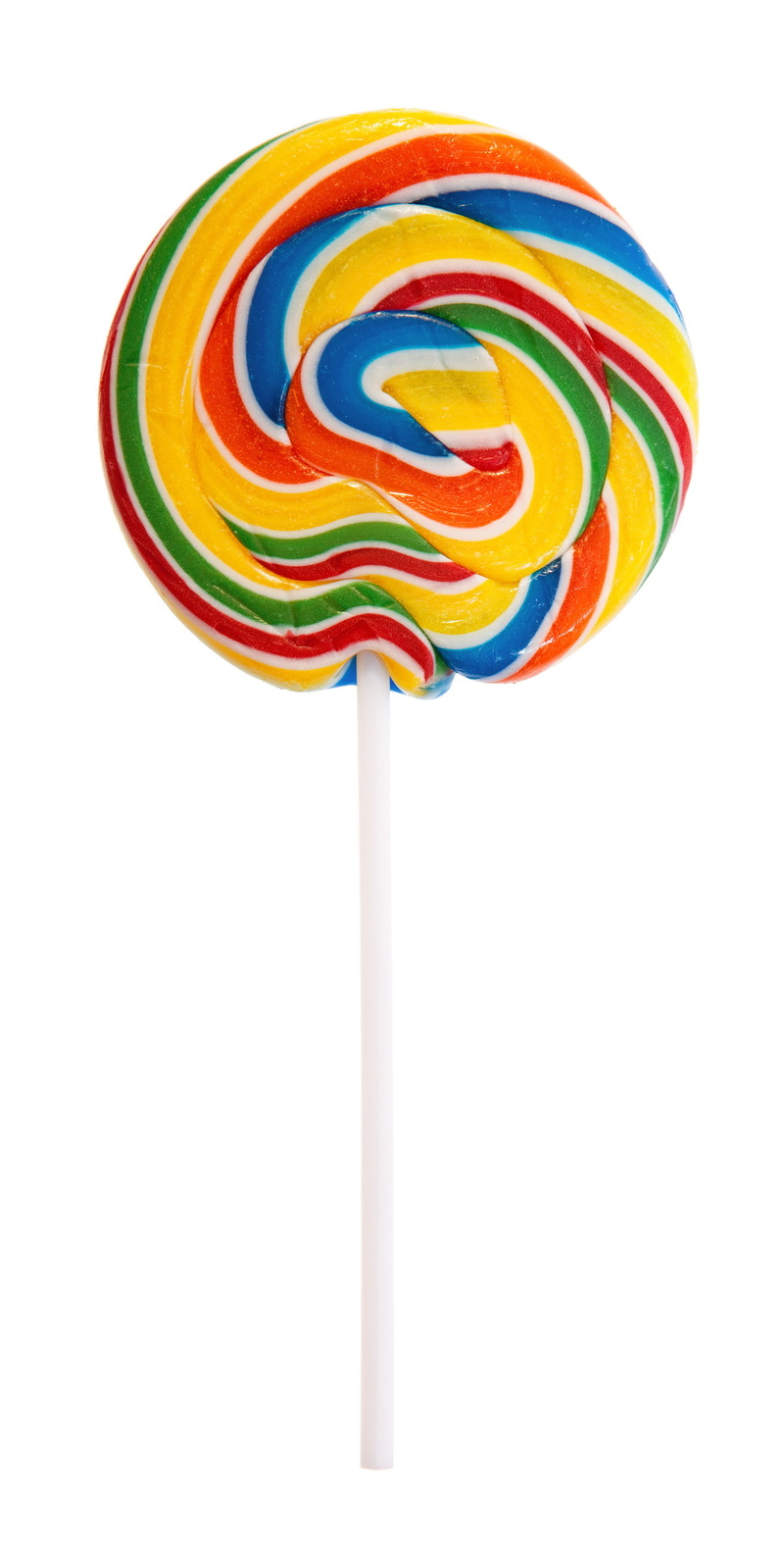 single object, lick, temptation, round, lolly-pop, 2K, sugary, freshness, sucker, close-up, circle, swirl, large, lollipop, multi colored, food, white
