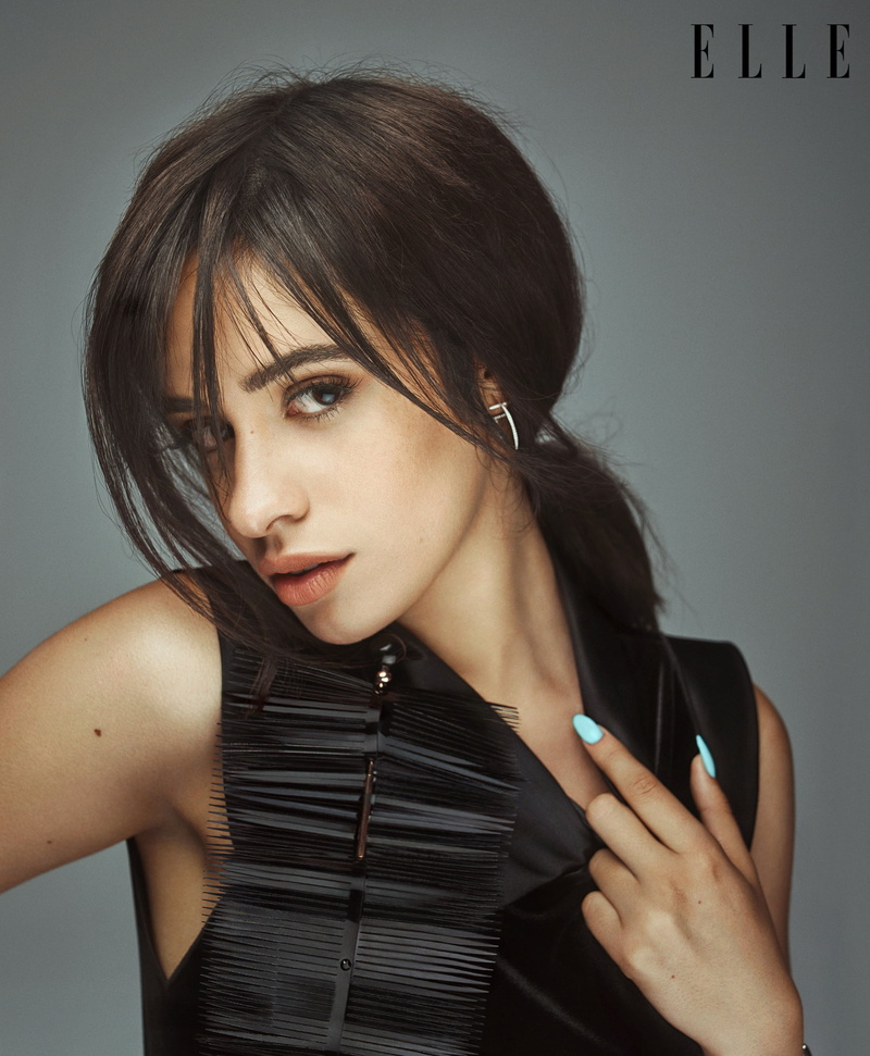 cuban, 1080P, singer, brunette, women, simple background, Camila Cabello