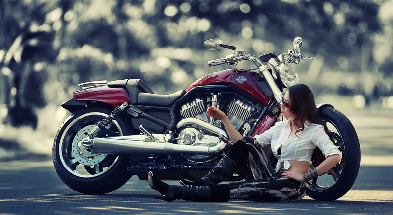 crash helmet, girl, transportation, helmet, biker, people, togetherness, mode of transportation, hd, 1080P, land vehicle, sitting, full length