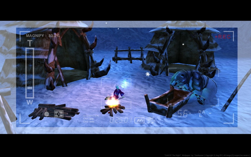 game, games, night, arturia, bear, cold, screen capture, online, 1080P, snow, perfect world, video cam