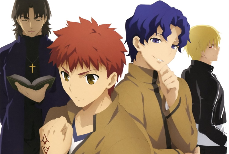 Shinji Matou, Shirou Emiya, Fate Series, Kirei Kotomine, Gilgamesh (Fate Series), Fate/Stay Night: Unlimited Blade Works, 1080P