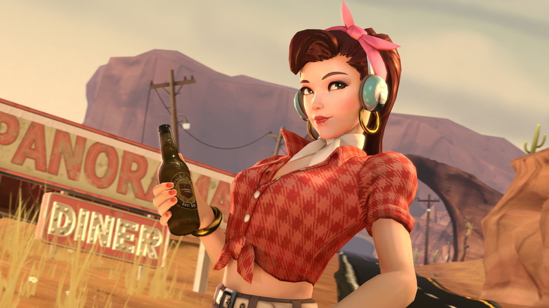 4K, 4K, Overwatch, Cruiser DVa