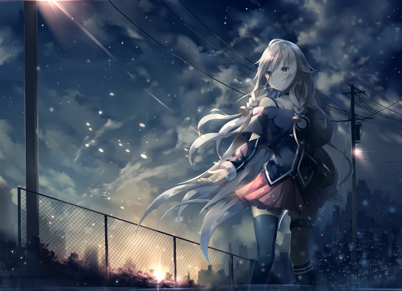 three quarter length, standing, real people, hair, architecture, hairstyle, lifestyles, 2K, IA (Vocaloid), low angle view, women, anime, snow, beautiful woman