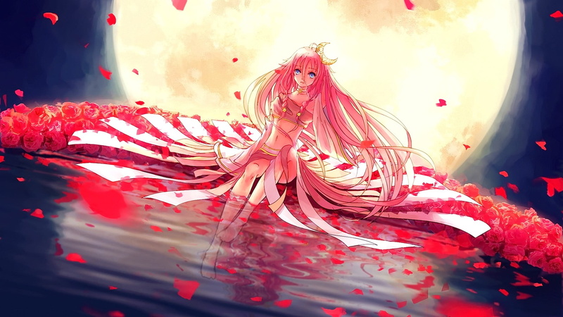 illuminated, animal themes, water, swimming, selective focus, underwater, no people, rose, nature, sea, indoors, flower petals, Vocaloid, close-up, fish