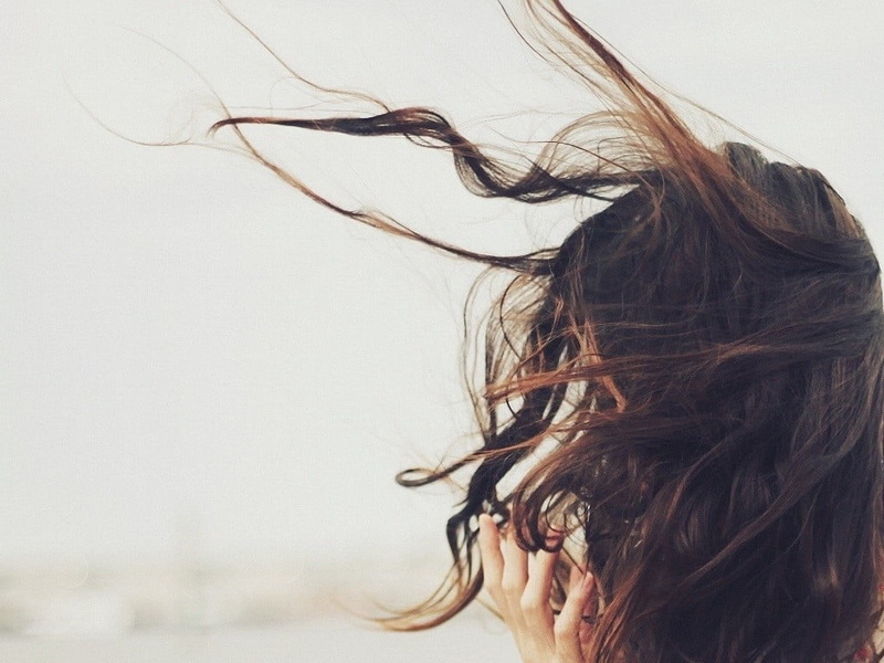 young adult, leisure activity, 480P, brown hair, long hair, hair, obscured face, portrait, hairstyle, adult, nature, tousled hair, headshot, human hair