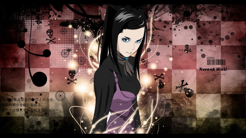 front view, auto post production filter, Re-l Mayer, young women, graffiti, Ergo Proxy, anime, leisure activity, standing, portrait, arts culture and entertainment