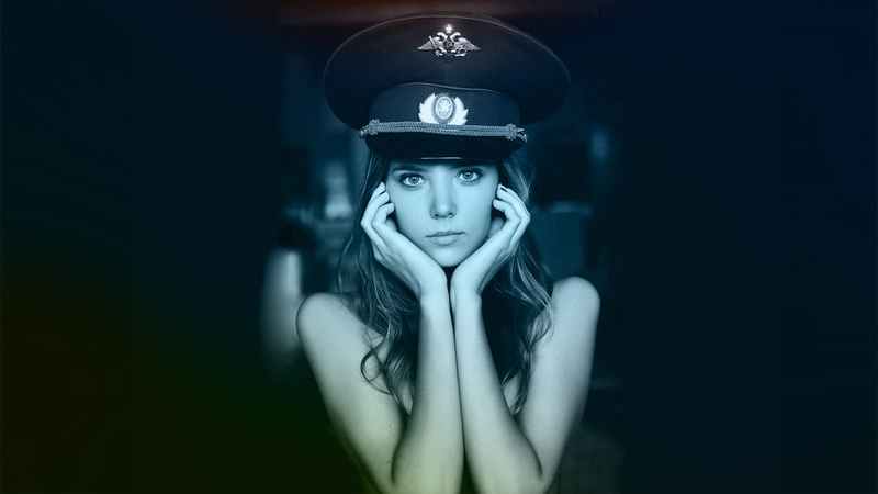 smoky eyes, Katya Clover, gray eyes, 1080P