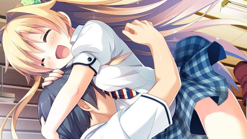 striped, adult, Amakoi Syrups, pattern, sunlight, close-up, indoors, day, anime girls, twintails, group of people, leisure activity, side view, visual novel