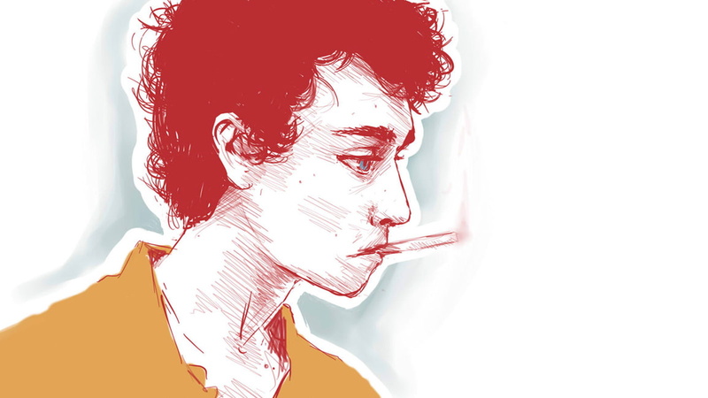 white, cigarette, drawing, smoking, hd, digital/artwork, 720P