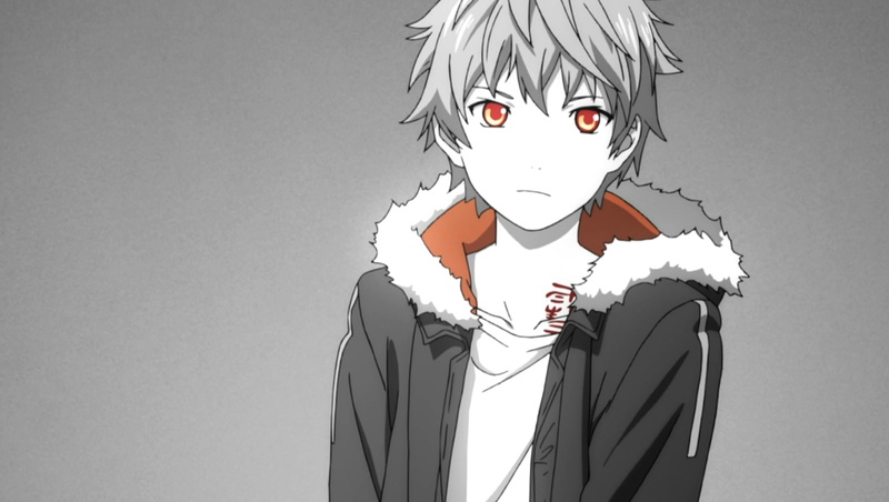 Noragami, Orange Eyes, Hood, 720P, Yukine (Noragami), Tattoo, Anime