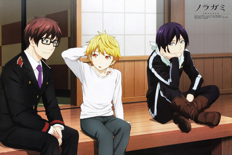 Kazuma (Noragami), young adult, indoors, table, Anime, adult, creativity, three quarter length, mask - disguise, clothing, men, Yato (Noragami), Noragami