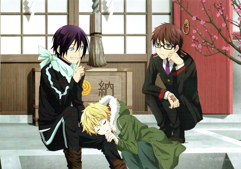 Anime, Kazuma (Noragami), Yukine (Noragami), Yato (Noragami), Noragami, 1080P
