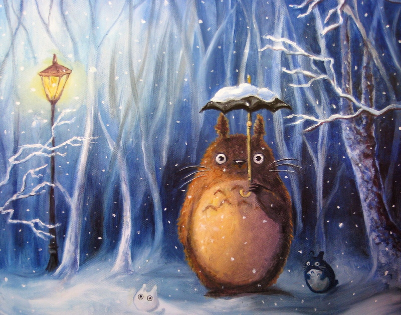 mammal, cold - Temperature, 1080P, water, chibi totoro, underwater, fish, swimming, animals in the wild, sea, animal, vertebrate, umbrella, neighbor, group of animals