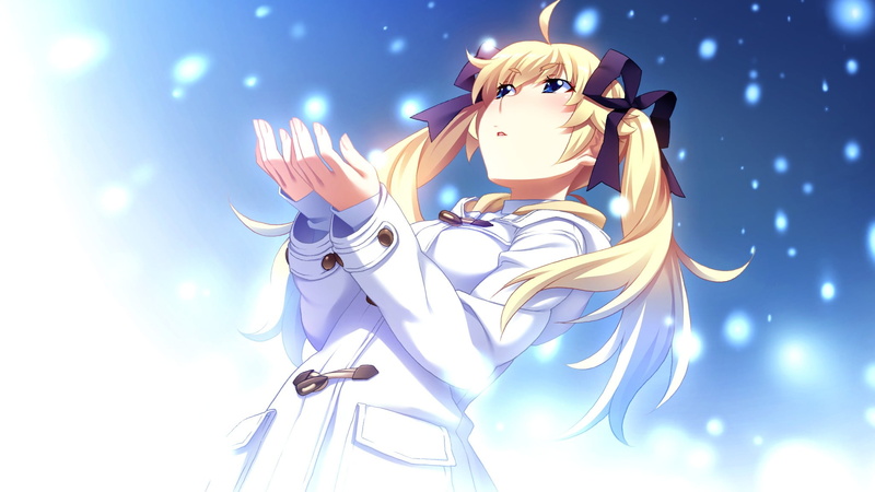 blonde, no people, twintails, outdoors, creativity, event, visual novel, art and craft, anime, Matsushima Michiru, anime girls, representation, human representation