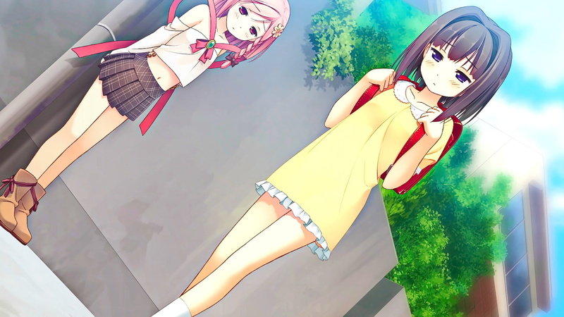 visual novel, sunlight, Your Diary, Yua (Your Diary), sky, people, anime, sadness, looking away, anime girls, short hair, day, adult, portrait, lifestyles