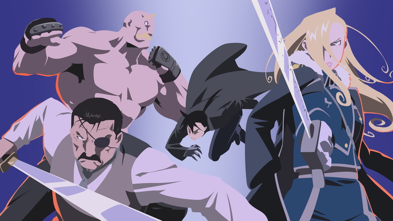 Olivier Mira Armstrong, Alex Louis Armstrong, Greed (Fullmetal Alchemist), FullMetal Alchemist, 2K, Wrath (Full Metal Alchemist)