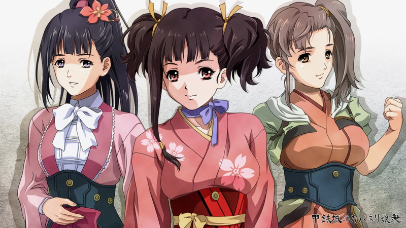 Yomogawa Ayame, Kajika, Mumei, Kabaneri of the Iron Fortress, 1080P